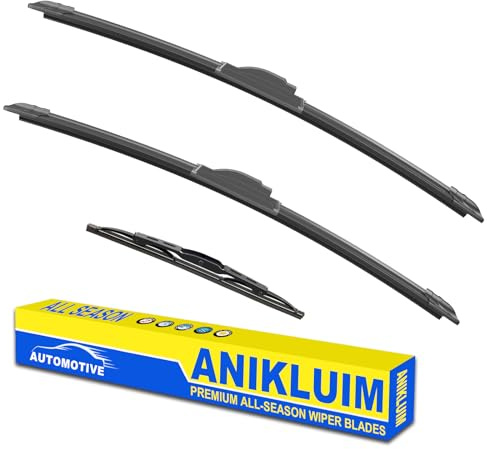 ANIKLUIM® 22+22 Wiper Blades with 16 Rear Wiper Blade Set Replacement for 2000-2006 Suburban 1500/2500 Tahoe Windshield Wipers Original Factory Quality (Pack of 3)