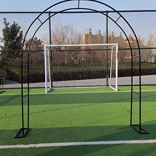 0.8x2.0m Arco Per Piante Rampicanti Arco Da Giardino Decorazioni Traliccio Padiglioni Ferro Battuto Con Base Arco Per Rose 1.2x2.2m 1.4x2.30m 1.6x2.2m Resistente Alle Intemperie(W280xH220cm/110x87inch