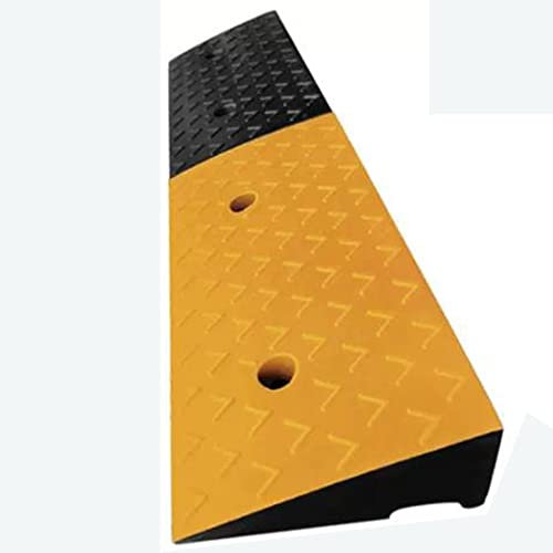 DIBAKO Türschwellenrampe 8cm - 15cm Hoch Schwellenrampe Mit Bolzen Bordsteinkanten-Rampe Gummi Rollstuhlrampe Auffahrrampe Für Motorrad Laderampe Wohnmobil (Size : 100 * 38 * 15cm)