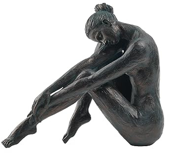 Guichifun Yoga Dancer Statue Home Decoration - Resin Bronze Sculpture Modern Creative Home Garden Statue Handicrafts Art Ware Home Décor Office Room or Outdoor Garden Gifts 10.25 x 4.25 x 8.75 Inch