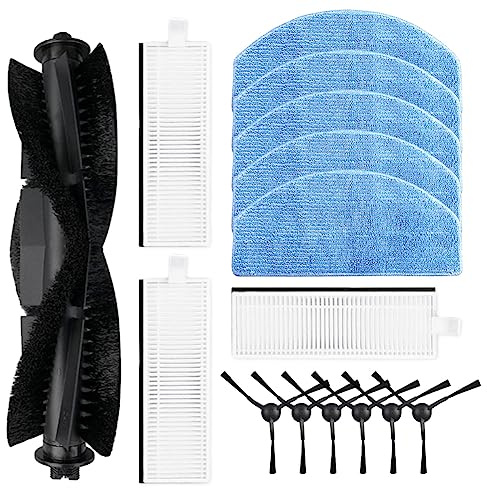 Replacement Parts Accessories For Laresar Evol 3 Robot Vacuum Cleaner Mop Pads Filter, Include Hepa Mops Brushes