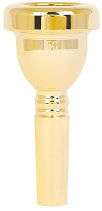 Fonowx Boquilla de Trombón Y Boquilla de Bombardino, dorado