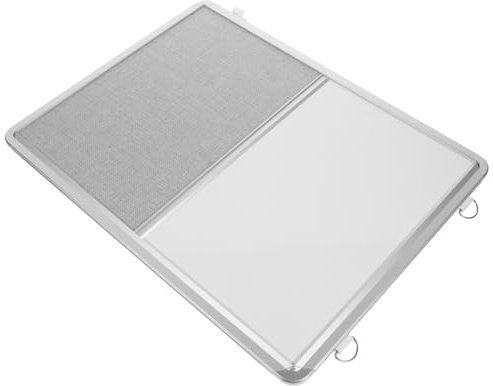 CAXUSD Wandhalterung Brett mit Whiteboard und Pinnwand Gerahmtes Schwarzes Brett für Büro Stecktafel für Wand Präsentationstafel Hänge-whiteboard Wiederverwendbare Nachrichtentafel