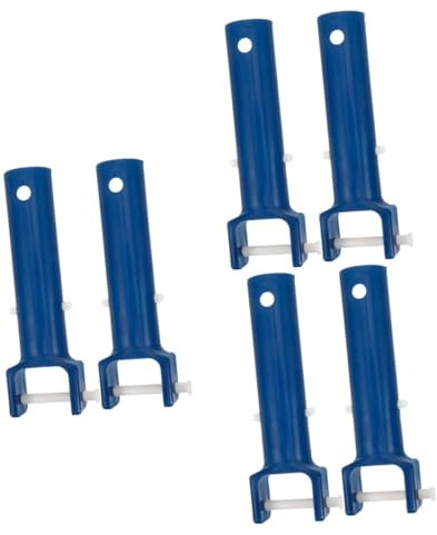 OFFSCH 3sets Pool Reinigung Zubehör Ersatz Pinsel Griff Für Boden 2 Stücke * 3