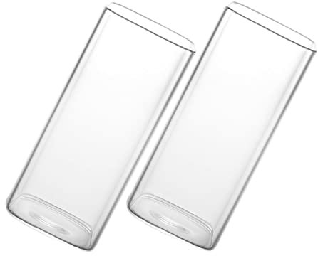 Garneck 2 Tazze in Per Succo Caffè Microonde Stile Giapponese Riutilizzabili Portatili Tazza Quadrata Da 520 Ml