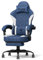 Aueiaei Gaming Chairs Gaming Chair for Adults, Technical Fabric Gaming Chair with Footrest, Gamer Chair with Height Adjustable 360°-Swivel Seat, Ergonomic Computer Recliner Chair for Teens, Blue