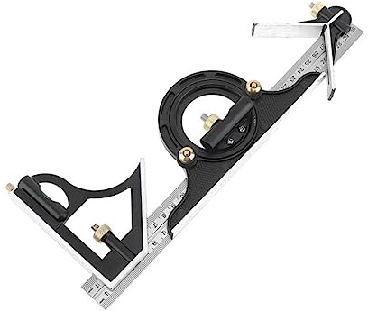 DOITOOL De Escuadras Combinadas Regla Ajustable 300 Mm Inoxidable Para y Carpinteros
