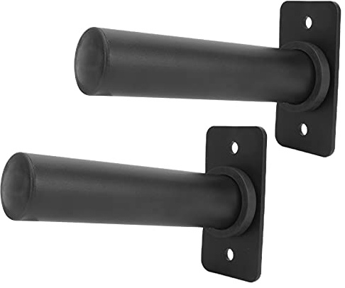 2-teiliger Hantelscheibenhalter, Wandhalterung für 5 cm olympische Hantelscheiben, Edelstahl-Hantelscheibenhalter für das Home-Gym, Langhantelhalter