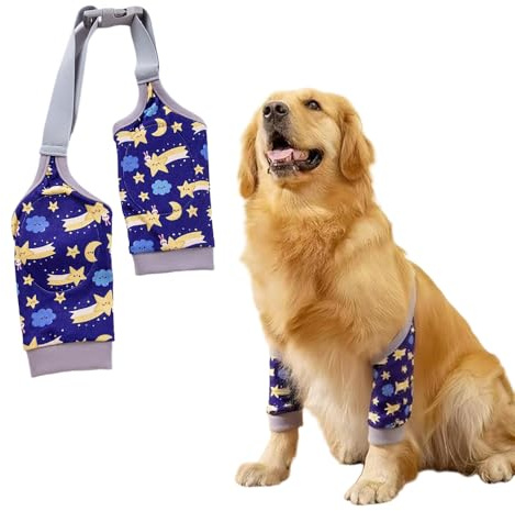 CATOR Recovery Sleeve Hund, Liegeschwielen Hund Leckschutz Hund Ellbogenschoner Hunde, Ellenbogenbandage Hund FüR Verhindert Das Lecken Von Wunden(XL)