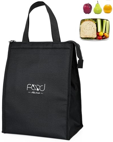 Boxen Isoliertasche, Tragbar Wasserdichtes Lunch Tasche, Lunchbag, Kühltasche Faltbar, Thermotasche, Mittagessen Tasche, Lunch Tasche, Drei Schichten Stoff, für Arbeit und Schule Mittagessen, Picknick