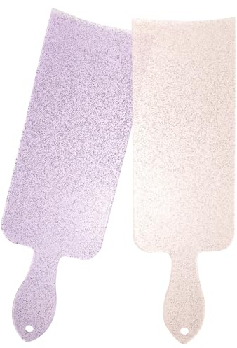 Homoyoyo Palette de Coloration Capillaire 2 Pièces en Aluminium Nuancier de Teinture pour Salon de Coiffure Outil Professionnel pour Mèches et Mise en Valeur des Cheveux Maison et