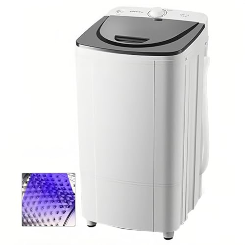 Spin Dryer 10KG Large Capacity Portable Clothes Dryer, Energy Saving, 2800 RPM, 360° Blue Light, Space Saving Design for Adults and Students