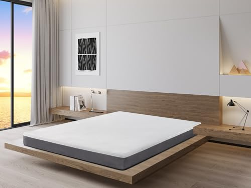 IZTOSS Surmatelas 140x190x7CM Mousse Gel.Doux.Confortable,Respirante