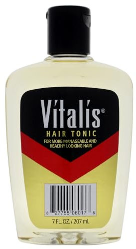 Vitalis Hair Tonic Liquid - Non-Greasy Hair Care Formula for Well-Groomed, Manageable Hair - Healthy Hair Tonic - Suitable for All Hair Types - 207 ml