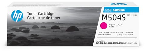 HP CLT-M504S (SU292A) Original Toner Magenta (Kompatibel mit: CLP-415N, 415NW / Xpress C1810W, C1404W, C1860FW, C1454FW, C1454N, C1453FW / CLX-4195N, 4195FN, 4195FW)