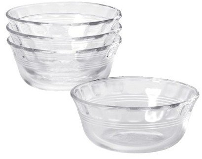 Pyrex, Clear Glass Original 10 oz Custard Cup (4 Pack)