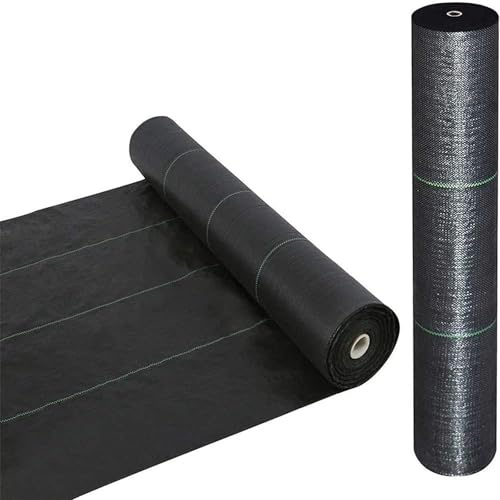 NINXANG Weed Barrier Landscape Fabric Durable Weed Block Gardening Mat Non Woven Weed Block Fabric Garden Landscaping Fabric Roll Weed Control Fabric in Rolls (4FTx100FT)