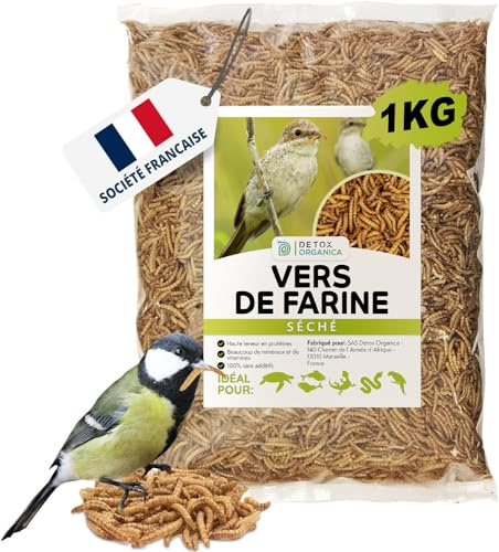 Detox Organica-vers de Farine Séchés - 1kg Correspond à 6500ml