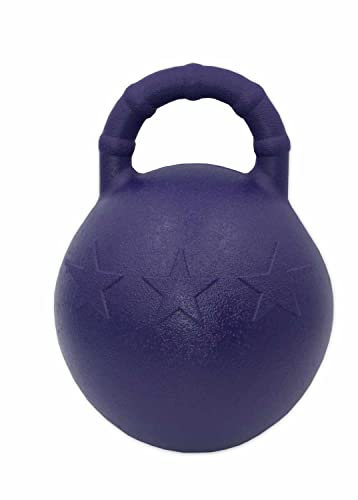 AMKA Pferdeball Star für Stall und Weide, bissfest Farbe: lila