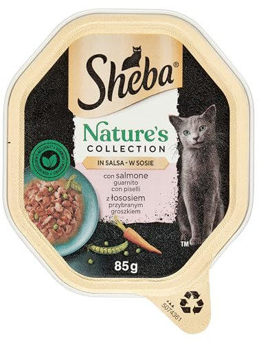 Sheba Nat. Lachs+Erbsen 85 g 428648, wie abgebildet