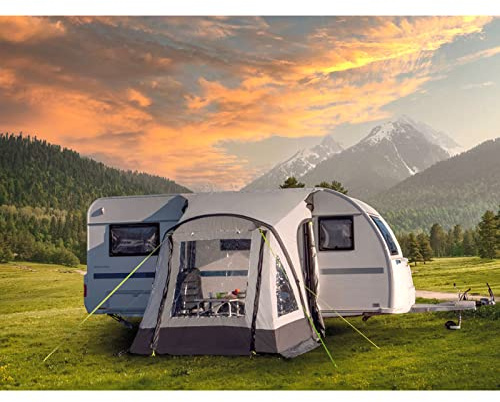 Reimo Vorzelt One Beam Air 220x250cm Luftvorzelt Reisevorzelt für Wohnwagen, Wohnmobil