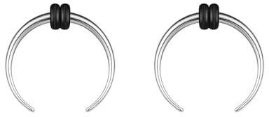 ZS 2 Stück Pincher Tapers Septumringe, 2G 4G 6G 8G 10G 14G 16G Buffalo Horseshoe Stretcher Expander Piercing Zum Dehnen Von Durchbohrten Nasen Ohr Messgeräten