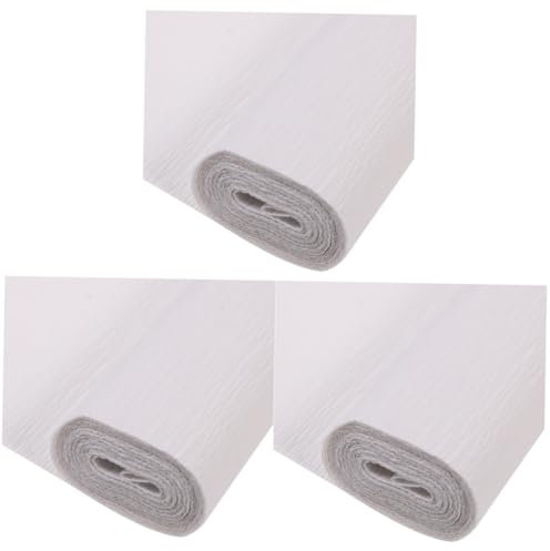 NUOBESTY 3rollen Roll Crepe Paper Für Papierblumen Gefärbtes Krepppapier Für Hochzeiten Partys Und Kunsthandwerk Vielseitige Bastelmaterialien Dekoration