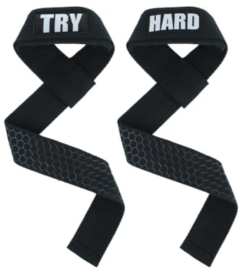 VIKZON - Straps Palestra Donna e Uomo - Gym Straps Professionali per Allenamento, Lifting Straps per Sollevamento Pesi, Accessori Palestra Ideali per Fitness e Bodybuilding