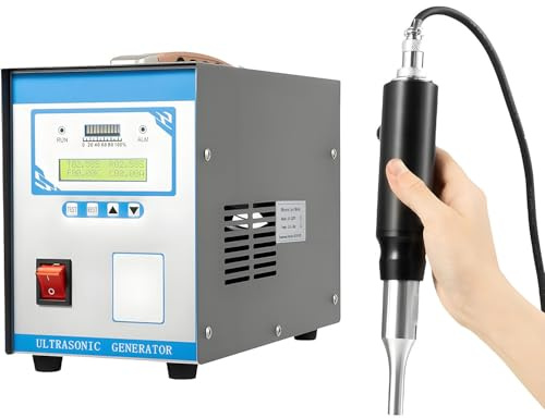 LZDOYY Ultrasonic Plastic Welder, 28KHz 700W Handheld Ultrasonic Spot Welder with 10 pcs Welding Heads, Portable Spot Welding Machine for ABS/PP/PE