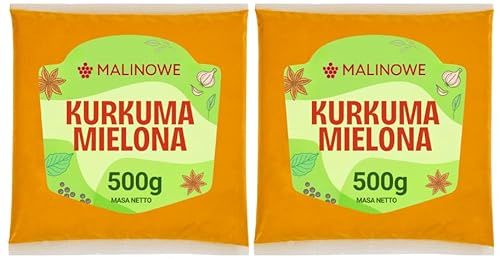 Malinowe Kurkuma gemahlen aromatisch intensiv Gewürz 2x500g