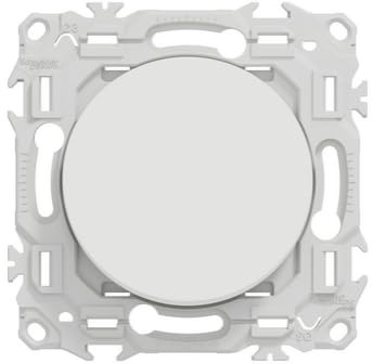 New Schneider 2026 Odace - Interrupteur - va-et-vient ou poussoir - 10AX - blanc craie Pack de 10 S920204