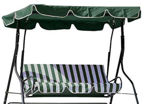 Coperchio Sostituzione Per Altalena - Copertura Ombreggiante Impermeabile Con Protezione Ai Raggi UV | Tenda Da Pioggia Per Prato Portico Giardino & Patio Set Altalene | Tenda Esterna Resistente Di Ri