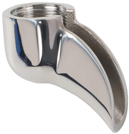 Helilyco Beccuccio portafiltro singolo e doppio per macchine da caffè E61, per macchine da caffè in acciaio inossidabile, compatibile con 51 mm/53 mm/54 mm/58 mm, 4,68 x 3,4 cm