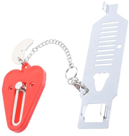 Tofficu Verrou Portable de Sécurité pour Porte en Fer et Pp, Protection Solide Vie Privée, pour Maisons et Voyages, Plusieurs Styles, Facile à Installer Plusieurs styles