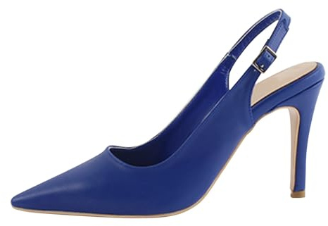 Generisch Women's Elegant Comfortable Pumps Closed Front with Heel High Heels Sandals Lace Strappy Sandals Stiletto Sandals Buckle Evening Shoes Fashionable Summer Sandals