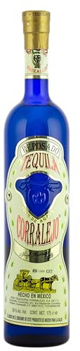 Corralejo Tequila Reposado | Premium Tequila | Zu 100% aus blauen Agaven | 6 Monate in Limousin-Eichen Fässern gelagert | Hell und Strohfarben | Milder Abgang | 38% Vol. | 1750ML