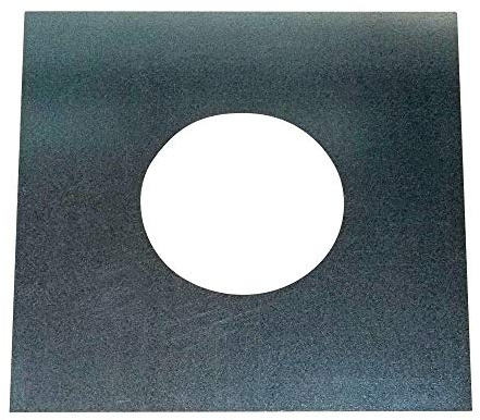 FOXY METAL FABRICATION Chimney Flexible Flue Liner Top Plate To Fit 6 Flexible Flue Liner 15 Square Plate Size