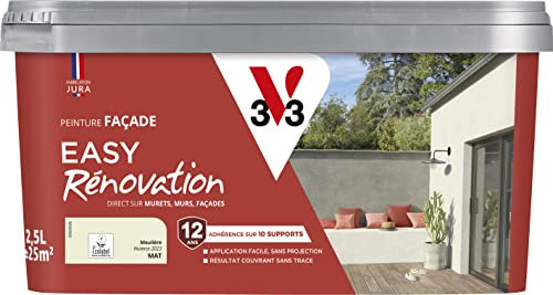 V33 Peinture pour façade - Easy Rénovation - Meulière 2,5L