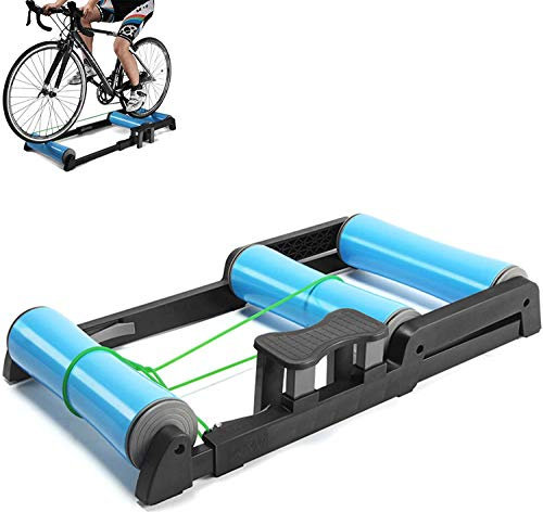 BAtlam Faltbarer Fahrradtrainer, Indoor-Fahrrad-Rollentrainer - Rutschfestes Pedal für Indoor-Fahrradtraining