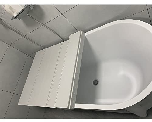 SONOSS Copertura Vasca da Bagno in PVC Antipolvere Vasca da Bagno Copertura di Isolamento Pieghevole Copri Vasca da Bagno Adatto A Tutti I Vasche da Bagno Bathtub Tray (Color : 127CM, Size : W80)