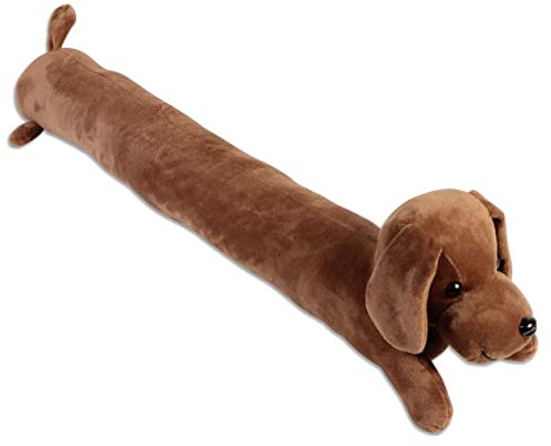 Tür-Zugluftstopper für die Unterseite der Tür, niedlicher Türstopper, dekorativer Türstopper, schwerer Türstopper, niedlicher Türzugblocker, beschwerter Türrissenblocker für Geräuschblocker, Hund