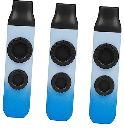 Toyvian 3sätze Musikinstrument Kazoo Für Erwachsene Tragbares Kazoo Hochglänzendem Einfach Zu Als Begleiter Für Gitarre Und Ukulele Langlebig Und Spaßig