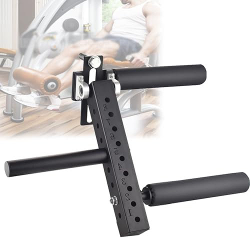 Quixnova Fitnessgerät für Beinstrecker zum Training der Beinmuskulatur, verstellbare Beinstrecker- und Curl-Maschine, Kniebeugenständer-Aufsatz für 1,6/2,6 cm große Löcher,2.6cm