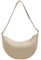 Valleycomfy Crossbody Moon Bag Umhängetasche Damen Halbmond Handtasche Wasserabweisend Bauchtasche Damen Halbmond Tasche Schultertasche Mit Schultergurt Einstellbar (Beige)