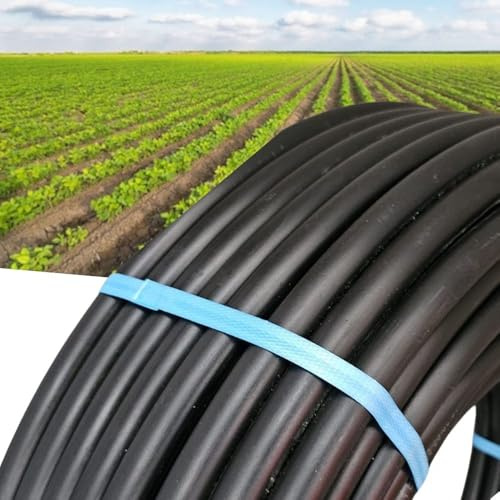 Tubo in Polietilene Diam 32 mm PN6 bassa densità per Irrigazione Orto, Giardino e Serra | Sistemi di acqua | Impianti pluristagionali per colture a pieno campo | Resistente ai raggi UV - 200 Metri
