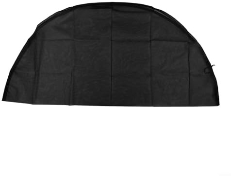 Eawfgtuw Regentonnen-Abdeckung, 110/120 cm, Polyester-Netz, mit Kordelzug, für Wasserspeicher, Schutz, Outdoor, Garten, Regenwassersammlung (120 cm)