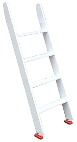 Hochbett Leiter Leiter Home Dorm Loft Twin Etagenbett Leiter Holz mit Gummi-Fußpolster, verstellbare Kletterleiter - 3 Stufen/4 Stufen/5 Stufen, Loft Home Dorm Ersatzleiter