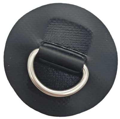 HUAJINGKEJI D-Ringe, PVC-Flicken, Paddleboard-Seil, feste Schnalle, Surfbrett, Schlauchboote, PVC-Flicken, Deck, Takelage, Seilringe, Schnalle für aufblasbare Boote, Kajaks, Schlauchboote