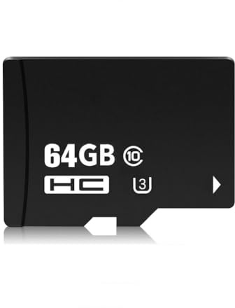 KEPEAK 64GB Micro SD Card, Memory Card W/O SD Adapter, Read Speed up to 100MB/s, TF Card Ideal for Dash Cams, Video Doorbells, Security Cameras