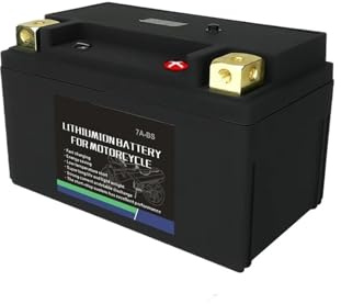 Batterie Haute Performance Au Phosphate De Fer 12v 4ah LiFePO4 Démarreur De Scooter 12V CCA260A Batterie Rechargeable Au Lithium BMS Intégrée(7A-BS L Negative)